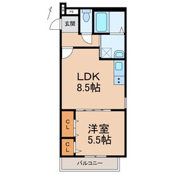 フジパレス吹屋町WESTの物件間取画像